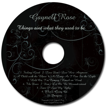 Music cd cover design